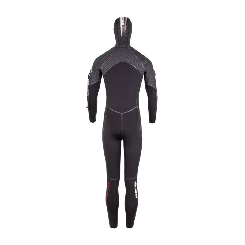 MED C-ZIP MAN - OVERALL 8+7 MM WITH CHEST-ZIP AND HOOD-ATTACHED | Echipament Scufundari | Costume neopren